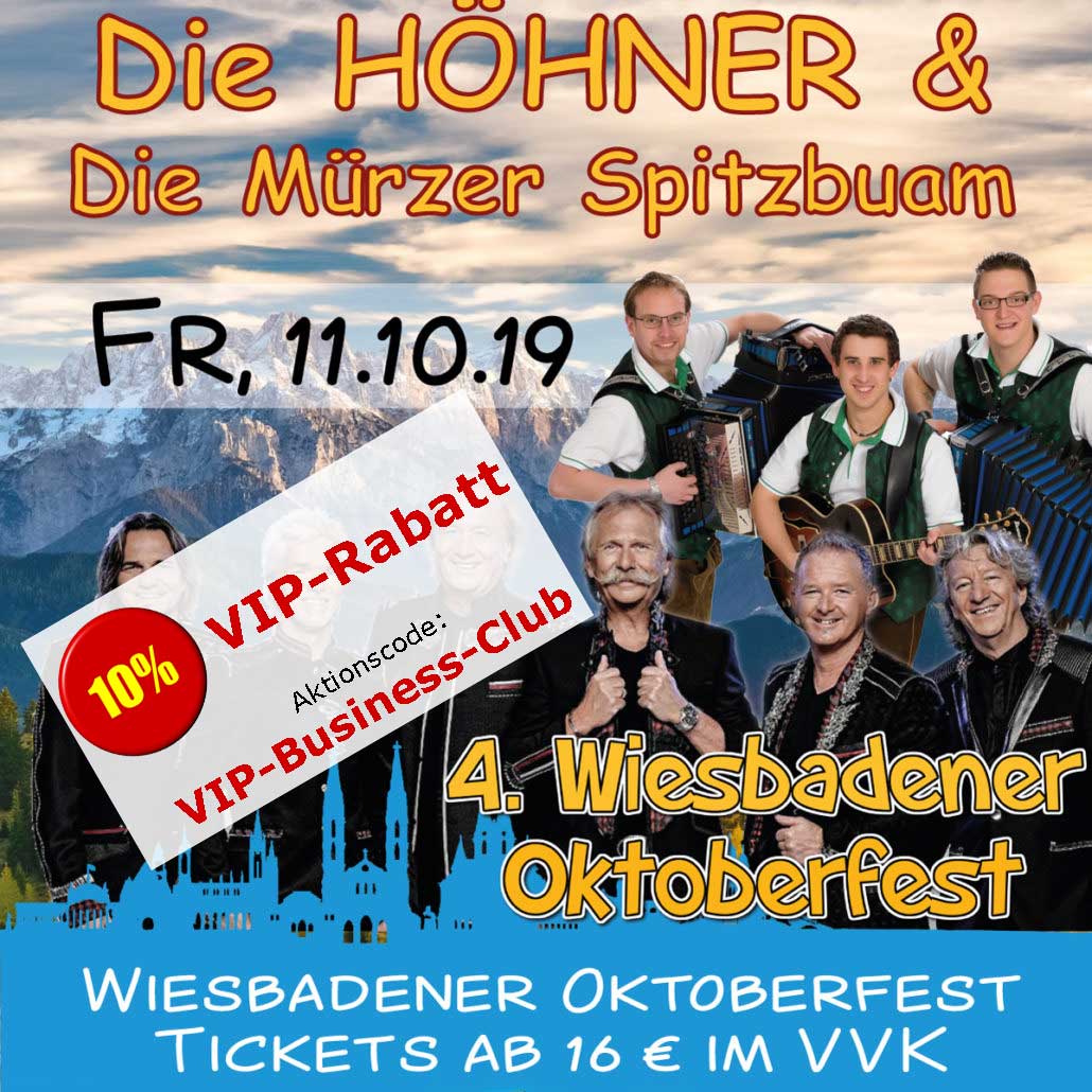 Oktoberfest Wiesbaden: Die Höhner & Die Mürzer Spitzbuam