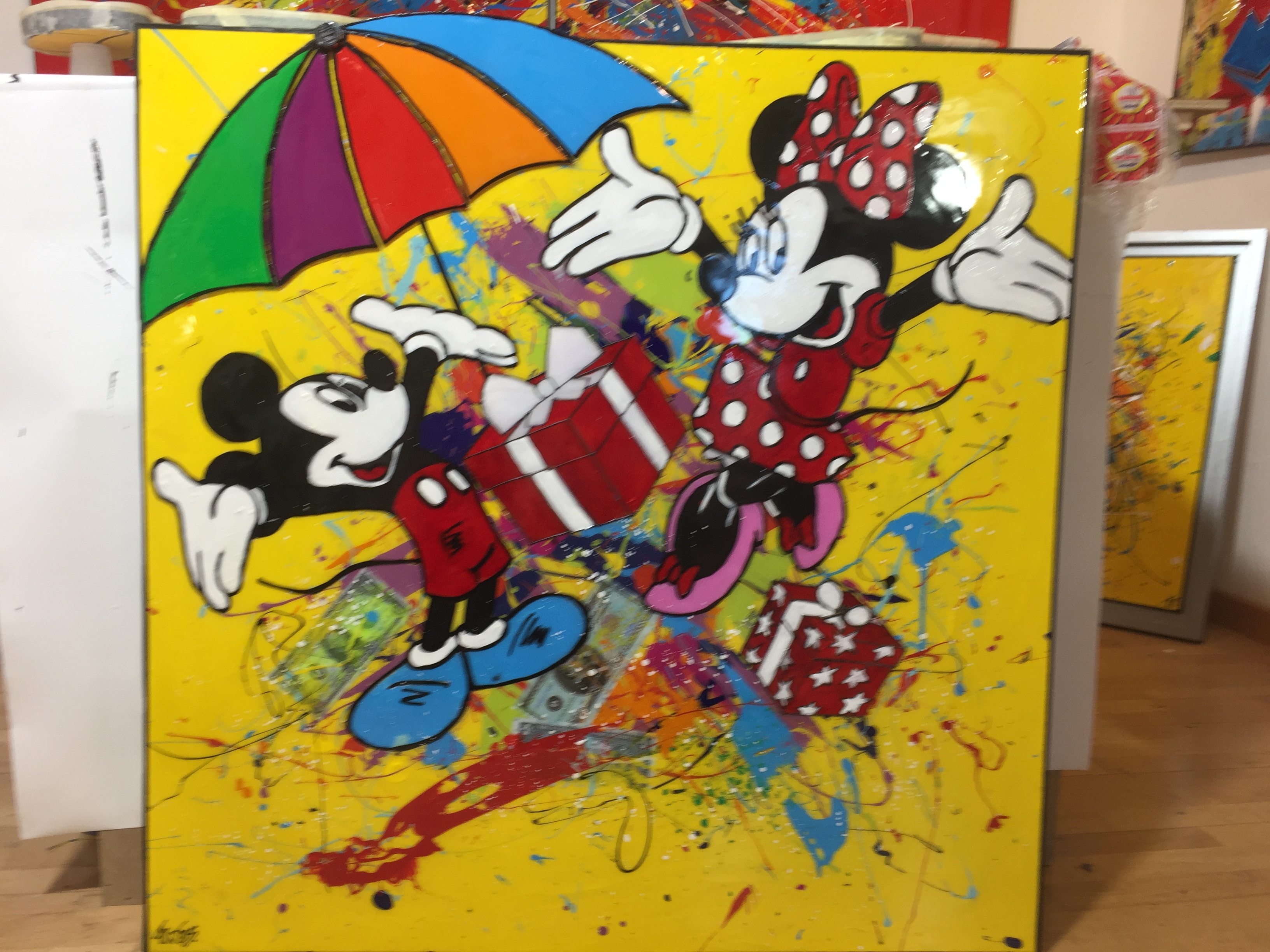 Minnie and mickey 100x100 2.400 € (Verkauft)