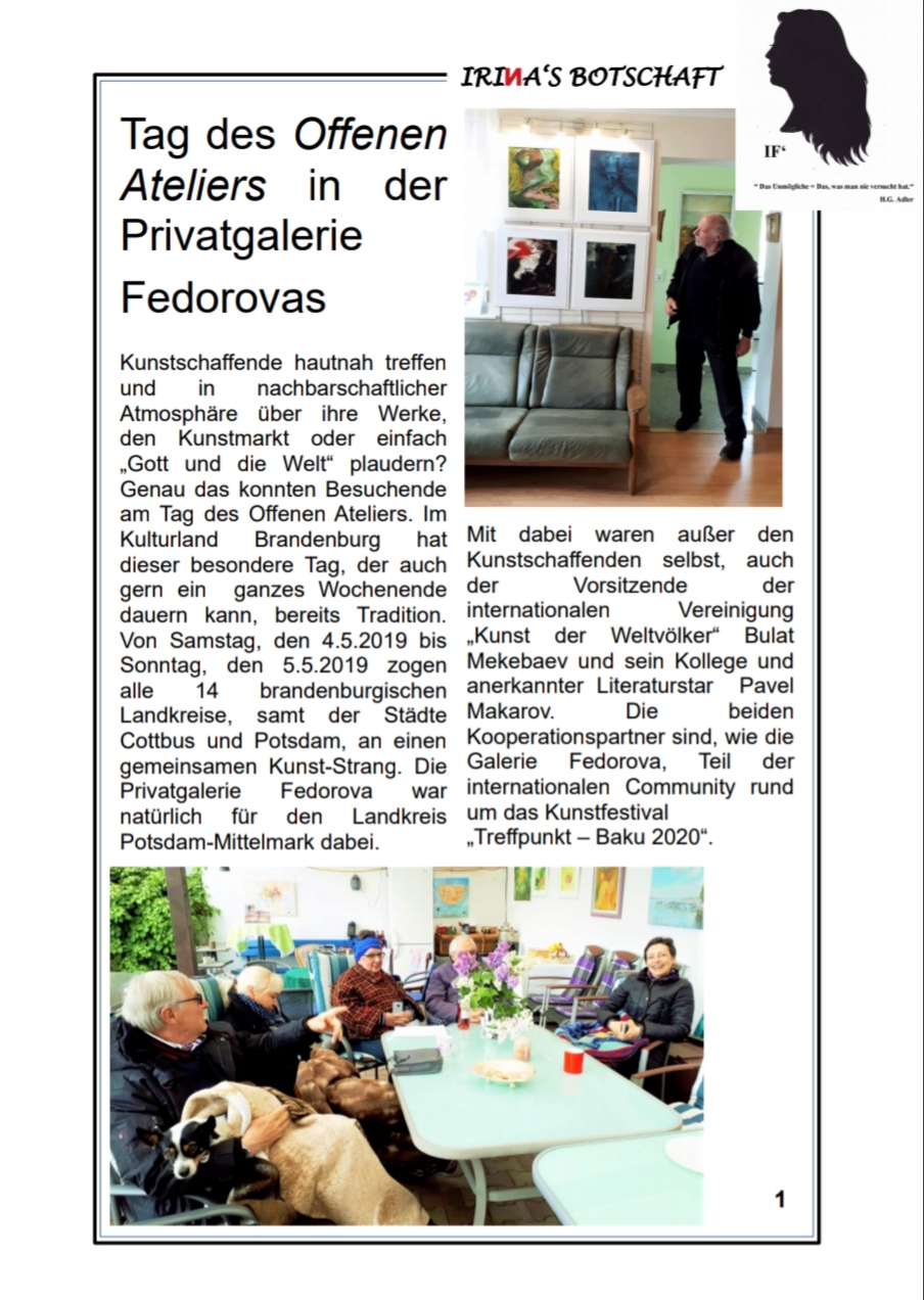  Zeitschrift «IRIИAs Botschaft», Nr.3 vom 06.05.2019