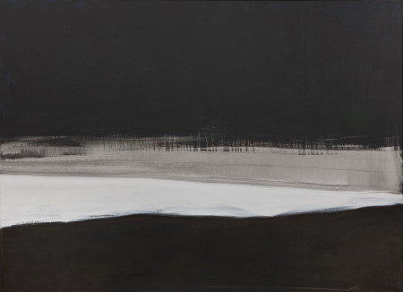 schneefeld, 120 x 160 cm, acryl auf leinwand, 2014