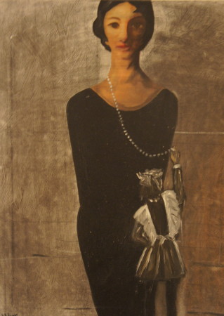 woman addicted to…, 54 x 45 cm, öl auf leinwand, 2005