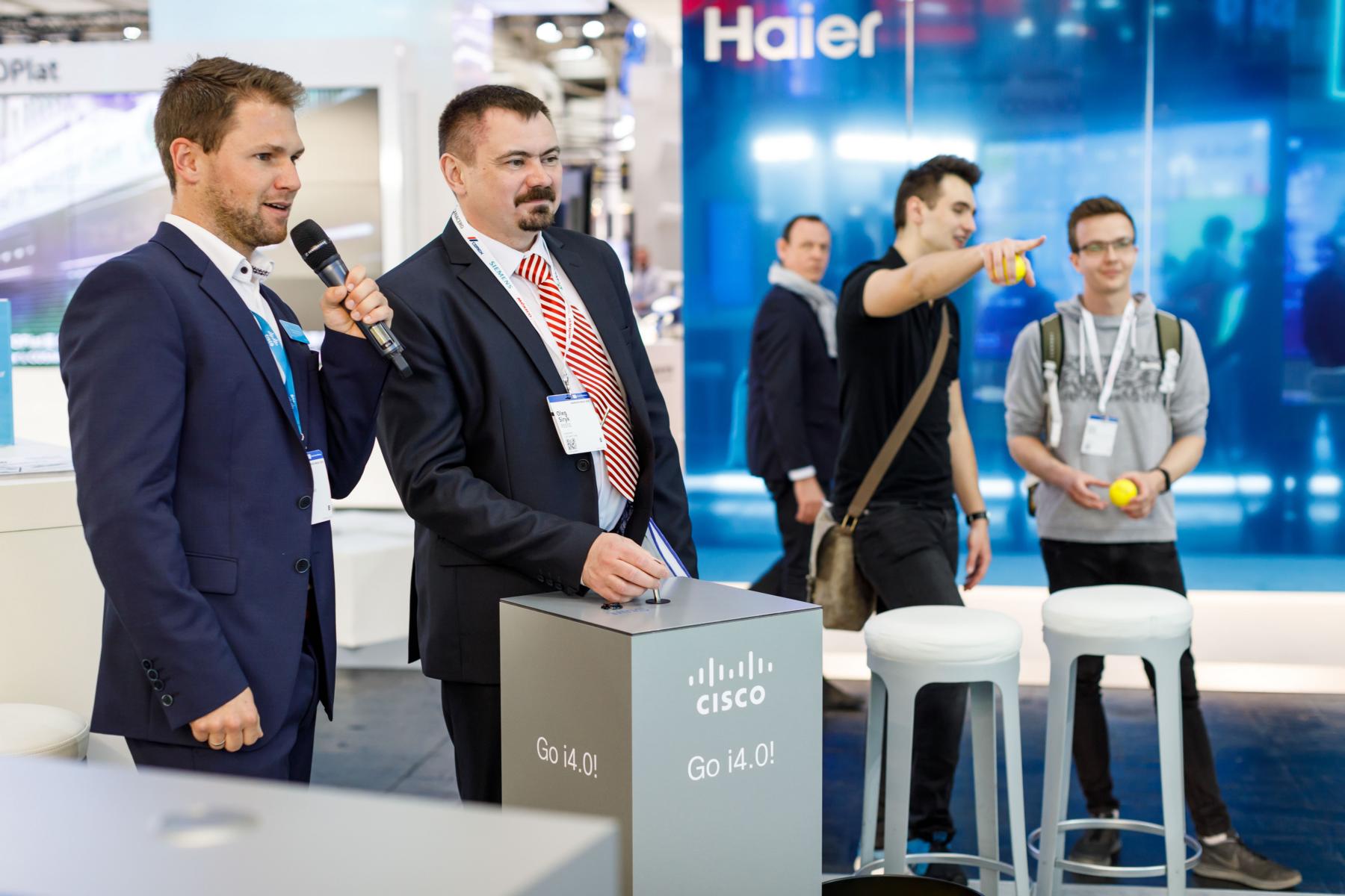 Hannover Messe, Moderation für Cisco