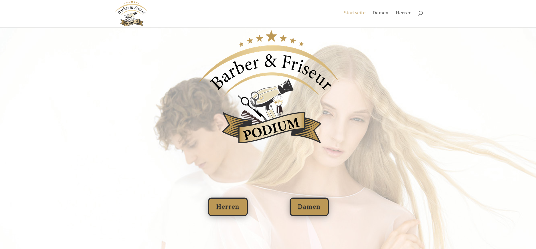 Website Friseur Poium
