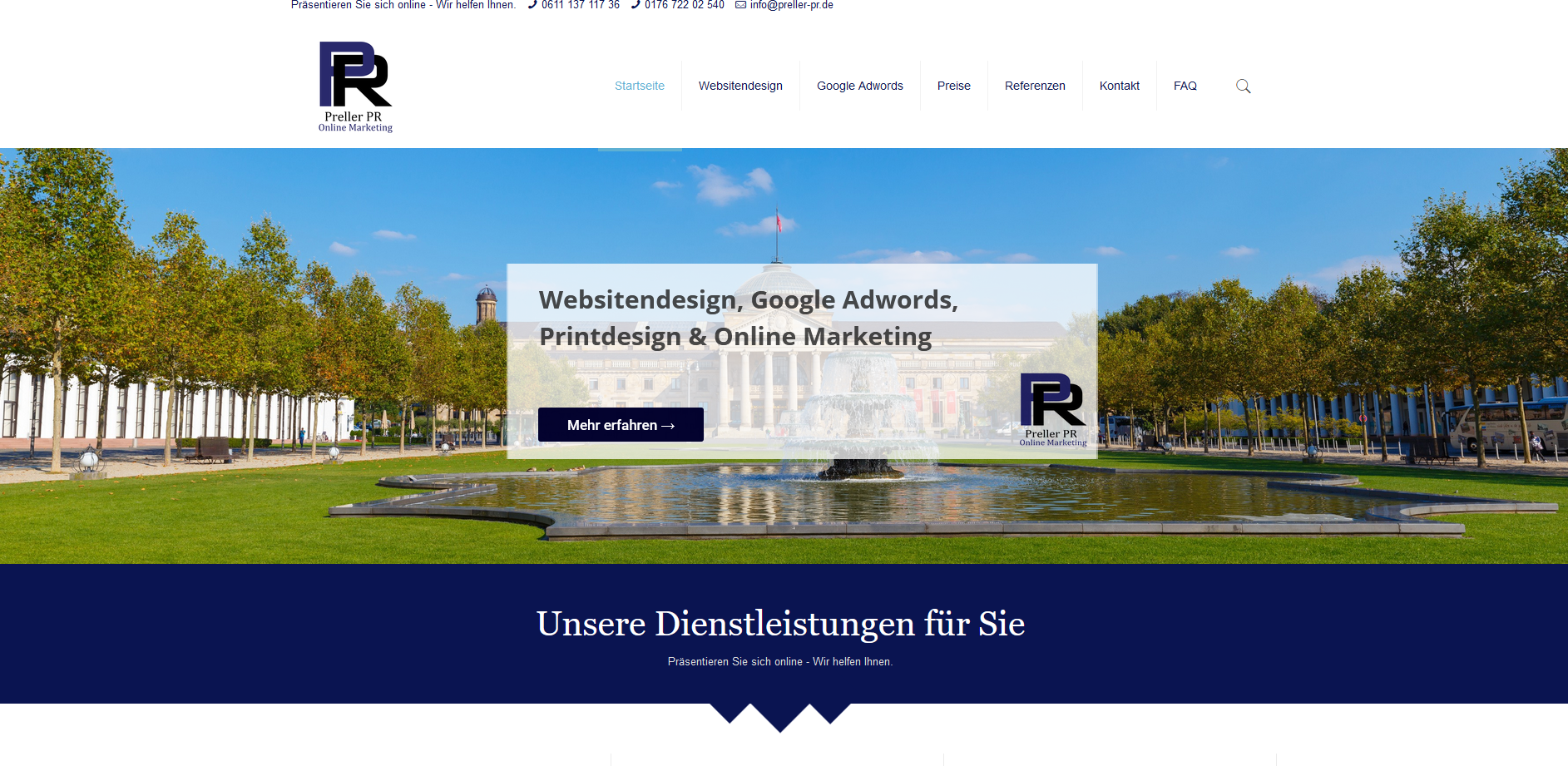 Website Preller PR