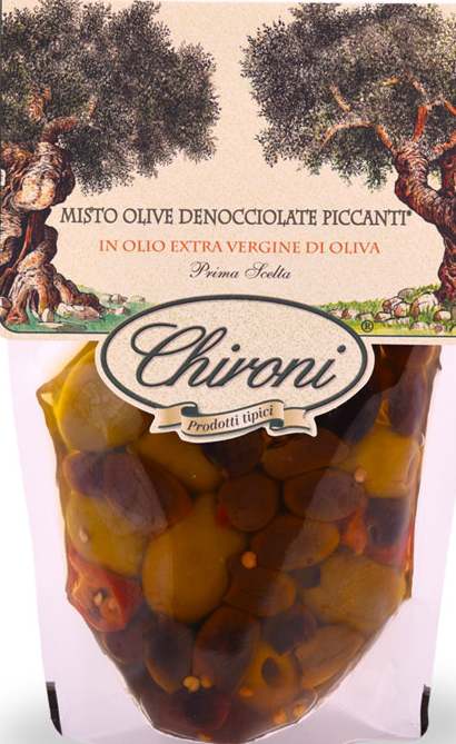 Gemischte Oliven pikant eingelegt