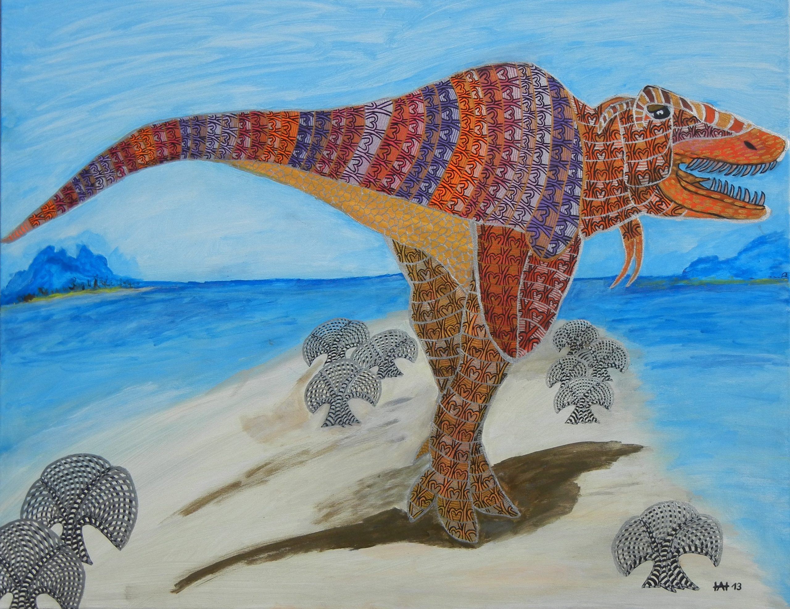 BaumT-Rex, 80 x 100 cm