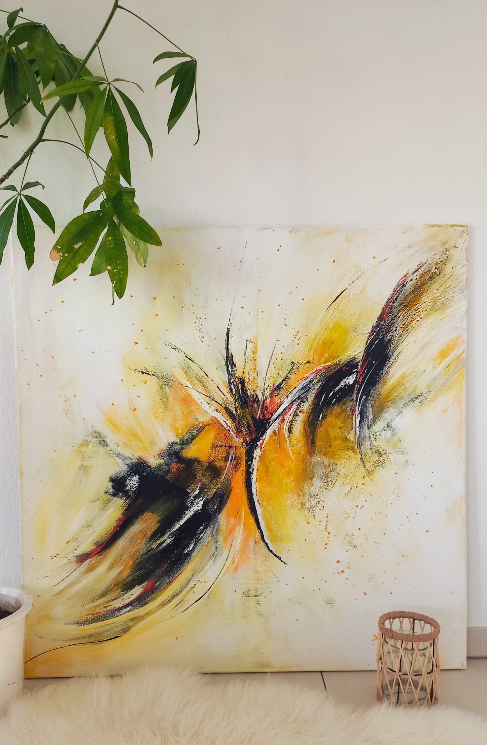 der Aufbruch  100 cm x 100 cm   verkauft