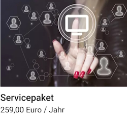 Servicepaket um 259 Euro pro Jahr